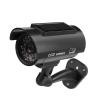 Haofy Imitation Solar Powered Dummy Security Camera with Flashing LED Light for Outdoor Indoor ABS Plastic view 4
