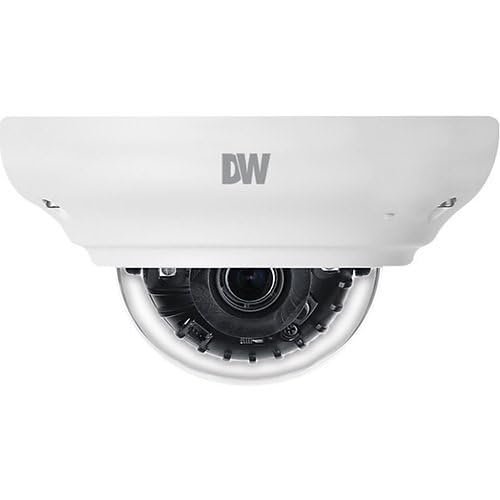Digital Watchdog DWC-MV75WI28TW MEGApix IVA 5MP Ultra Low-Profile IR Vandal Dome IP Camera, 2.8mm Fixed Lens, White