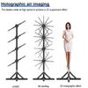 3d Hologram Projector Advertising Display,1x4 Led Hologram Fan,animation Video Projector,video Wall view 2