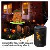 3D Fan Hologram Projector Advertising Light Led Sign Holographic Lamp Shops Bars Shopping Malls Projectors view 2