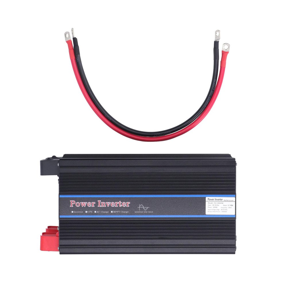 Mavaol 5000W Portable Power Inverter, 10000W, LCD Display, Over, Cooling Fan, Universal AC Outlet, for Home, Camping, Emergency Power