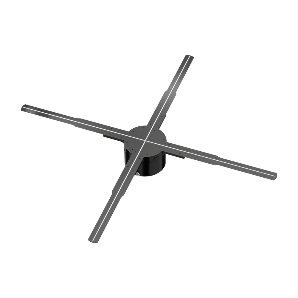 3D Hologram Fan, Hologram Projector Fan Remote WiFi Control Commercial Advertising Display Lights Projector