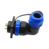 BHUPWZE SP28 Waterproof Connector IP68 Angle Connectors 2pin 3/4/5/6/7/8/9/10/12/14/16/19/22/24/26Pin Flange Socket 90 Degree Elbow(16P) view 2