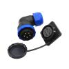 BHUPWZE SP28 Waterproof Connector IP68 Angle Connectors 2pin 3/4/5/6/7/8/9/10/12/14/16/19/22/24/26Pin Flange Socket 90 Degree Elbow(16P) view 3