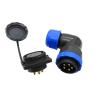 BHUPWZE SP28 Waterproof Connector IP68 Angle Connectors 2pin 3/4/5/6/7/8/9/10/12/14/16/19/22/24/26Pin Flange Socket 90 Degree Elbow(16P) view 4