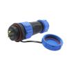 BHUPWZE SP2110 Flange Waterproof Connector SP21 2/3/4/5/7/9/12 Pin IP68 Power Cable Connector Male Plug/Female Socket(3 pin) view 1