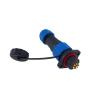 BHUPWZE SP16 Waterproof Flange Connector 2/3/4/5/6/7/8/9 Pin IP68 Power Cable Connector Male Plug/Female Socket(Flange 2P) view 1