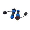 BHUPWZE SP16 Waterproof Flange Connector 2/3/4/5/6/7/8/9 Pin IP68 Power Cable Connector Male Plug/Female Socket(Flange 2P) view 3