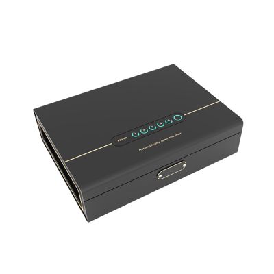 KXWDKJ Biometric Bedside Gun Safe Fingerprint Gun Safe Hidden Gun Safe with 3 Ways Quick Access Can Record 30 Fingerprints (14.57 * 11.02 * 3.98in)