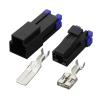 Automotive Plastic Shell Speaker Wire Harness Insert 9.5 Insert Sheath DJ7011Y-9.5-11/21(10 PCS) view 2