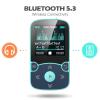 AGPTEK 64GB MP3 Player with Clip, A65 Bluetooth 5.3 Lossless Sound with FM Radio, Voice Recorder for Sport Running, Supports up to 128GB TF Card, Blue view 4