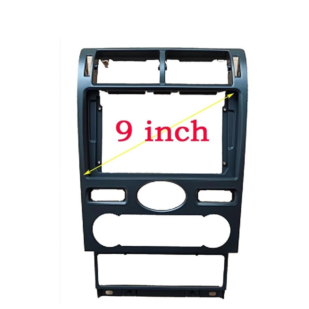 AYYDXRK 2 din Car DVD Frame Cable Compatible with Mondeo 2004-2007 ABS Big Screen Audio Dash Panel Frame Fascia Install Mount Kit(Only Frame-B)