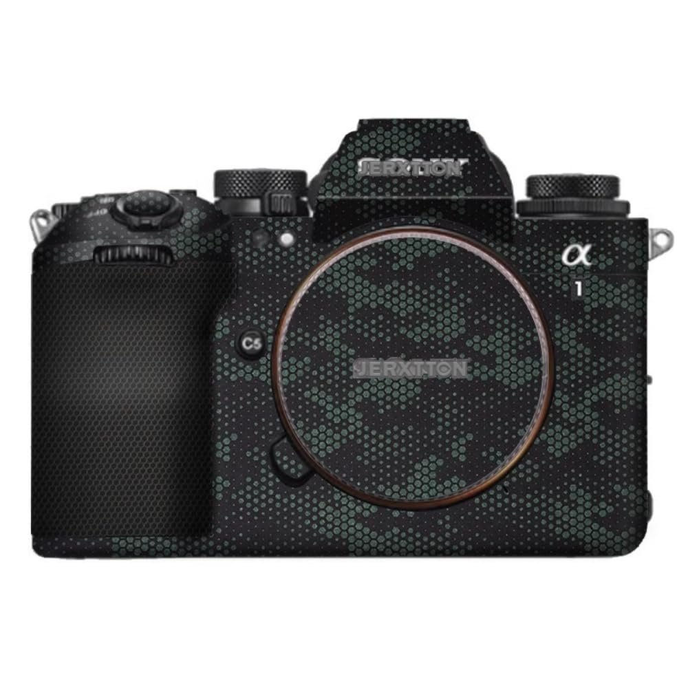 A1 II Anti-Scratch Camera Cover Skin Sticker for Sony A1 Mark II Camera Protector Film Skin Decals Alpha 1 II ILCE-1M2 (Mamba Green)