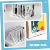 CD Storage Rack Album Display Stand Playing Cabinet Vinyl Record Desktop Holder Clear Vinyl Rack Make Record Storage Holders Albums Book Transparent Acrylic view 2