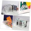 CD Storage Rack Album Display Stand Playing Cabinet Vinyl Record Desktop Holder Clear Vinyl Rack Make Record Storage Holders Albums Book Transparent Acrylic view 3