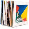 CD Storage Rack Album Display Stand Playing Cabinet Vinyl Record Desktop Holder Clear Vinyl Rack Make Record Storage Holders Albums Book Transparent Acrylic view 4