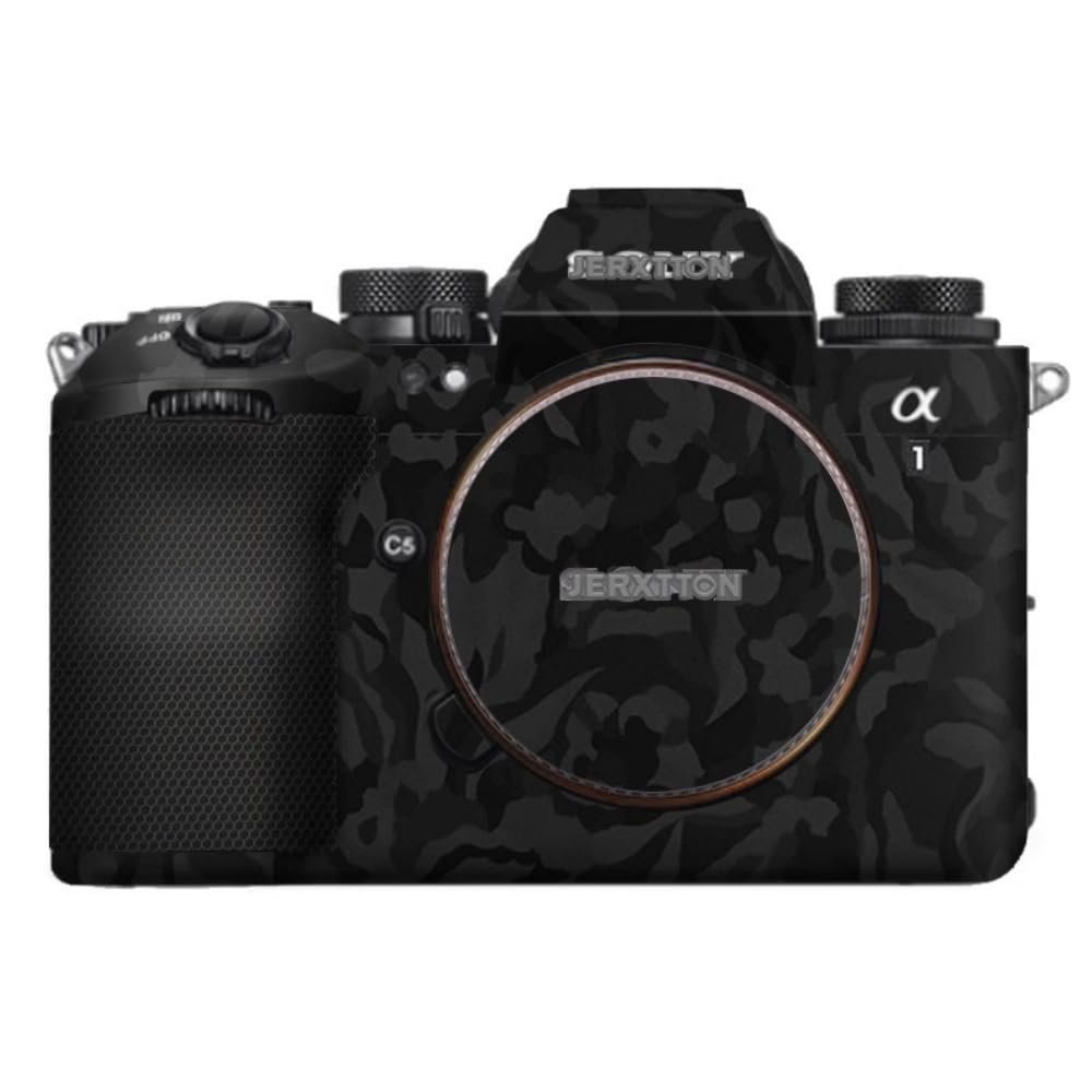 A1 II Anti-Scratch Camera Cover Skin Sticker for Sony A1 Mark II Camera Protector Film Skin Decals Alpha 1 II ILCE-1M2 (Shadow Camo Black)