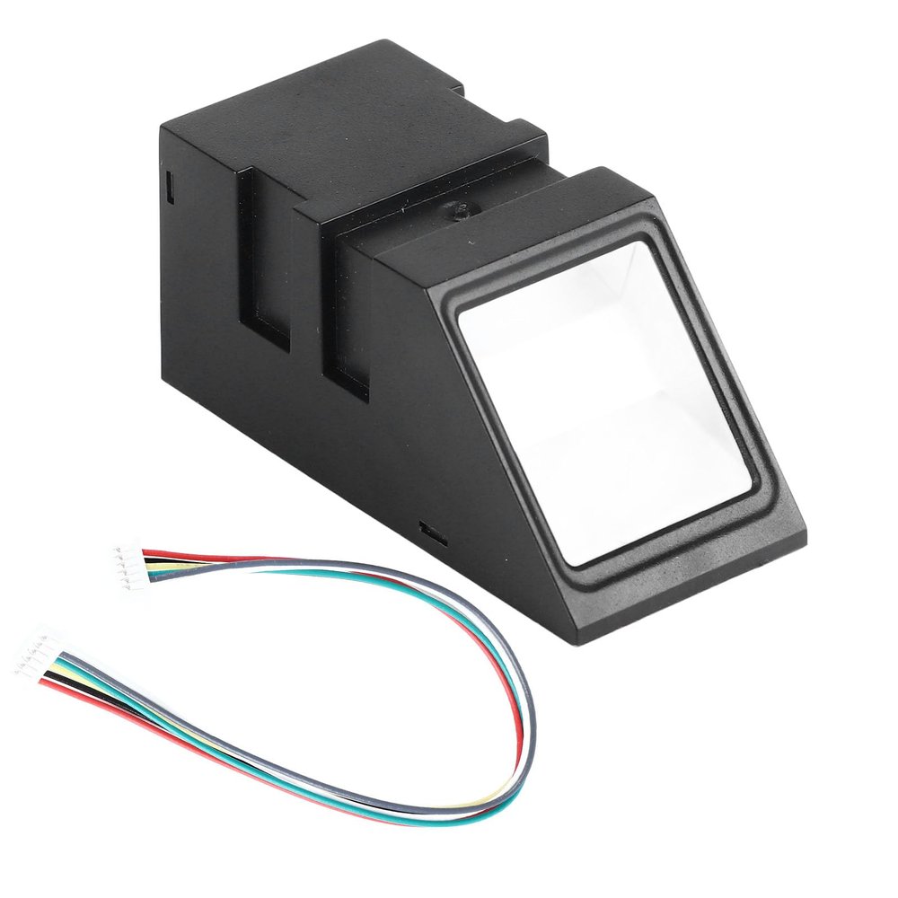 AS608 Fingerprint Module, Optical Fingerprint Sensor, Recognition Device Read Touch, Sensor with 500dpi, Suitable for Fingerprint Locks, Easy Installation, ABS