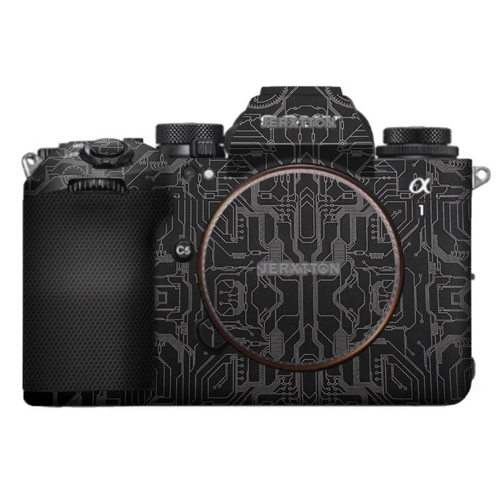 A1 II Anti-Scratch Camera Cover Skin Sticker for Sony A1 Mark II Camera Protector Film Skin Decals Alpha 1 II ILCE-1M2 (Circuit Titanium)