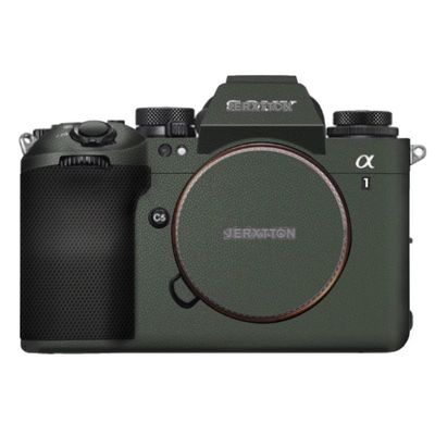 A1 II Anti-Scratch Camera Cover Skin Sticker for Sony A1 Mark II Camera Protector Film Skin Decals Alpha 1 II ILCE-1M2 (Leather Green)
