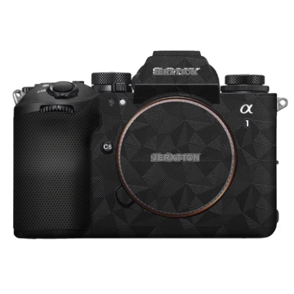 A1 II Anti-Scratch Camera Cover Skin Sticker for Sony A1 Mark II Camera Protector Film Skin Decals Alpha 1 II ILCE-1M2 (Triangle Black)