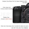 A1 II Anti-Scratch Camera Cover Skin Sticker for Sony A1 Mark II Camera Protector Film Skin Decals Alpha 1 II ILCE-1M2 (Triangle Black) view 2