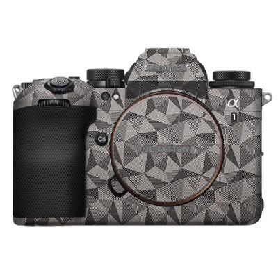 A1 II Anti-Scratch Camera Cover Skin Sticker for Sony A1 Mark II Camera Protector Film Skin Decals Alpha 1 II ILCE-1M2 (Triangle Titanium)
