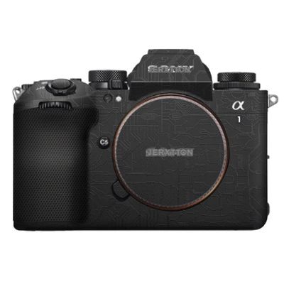 A1 II Anti-Scratch Camera Cover Skin Sticker for Sony A1 Mark II Camera Protector Film Skin Decals Alpha 1 II ILCE-1M2 (Circuit Black)