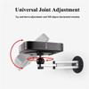 YXIANG56Q Projector Mount Projector Stand Sturdy Aluminum Alloy Wall Mount Bracket for Universal 1/4 Inch Screw Hole 10Kg Loading Capacity Ceiling Mount with Tray view 3
