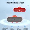 Case for Beats Pill (2024 Release),NOUKAJU Silicone Protective Cover,Drop-Proof,Scratch-Proof,Shock-Proof,Protective Case for Beats Pill Portable Bluetooth Speaker 2024 Release(Red) view 2