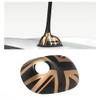 1pcs Car Antenna Decorative Shell ABS Plastic For Mini Cooper R55 R56 R60 R61 Antenna Base Protective Shell Exterior Accessories(R60R61-black gold) view 1