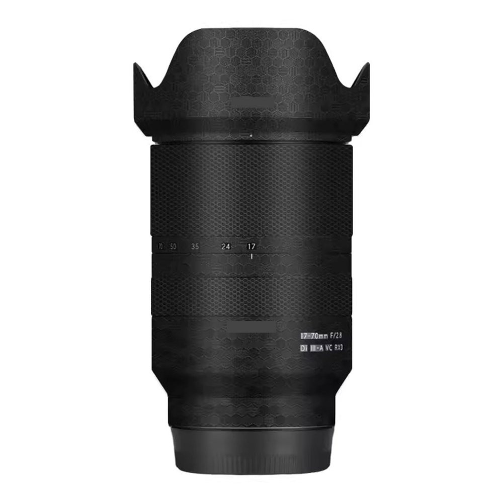 Camera Lens Skin Anti-Scratch Sticker for Tamron 17-70mm F2.8 B070 fit for Sony Mount Camera Coat Vinly Protective Film Body Protector Decals Cover F/2.8 17-70 2.8(Honeycomb Black)