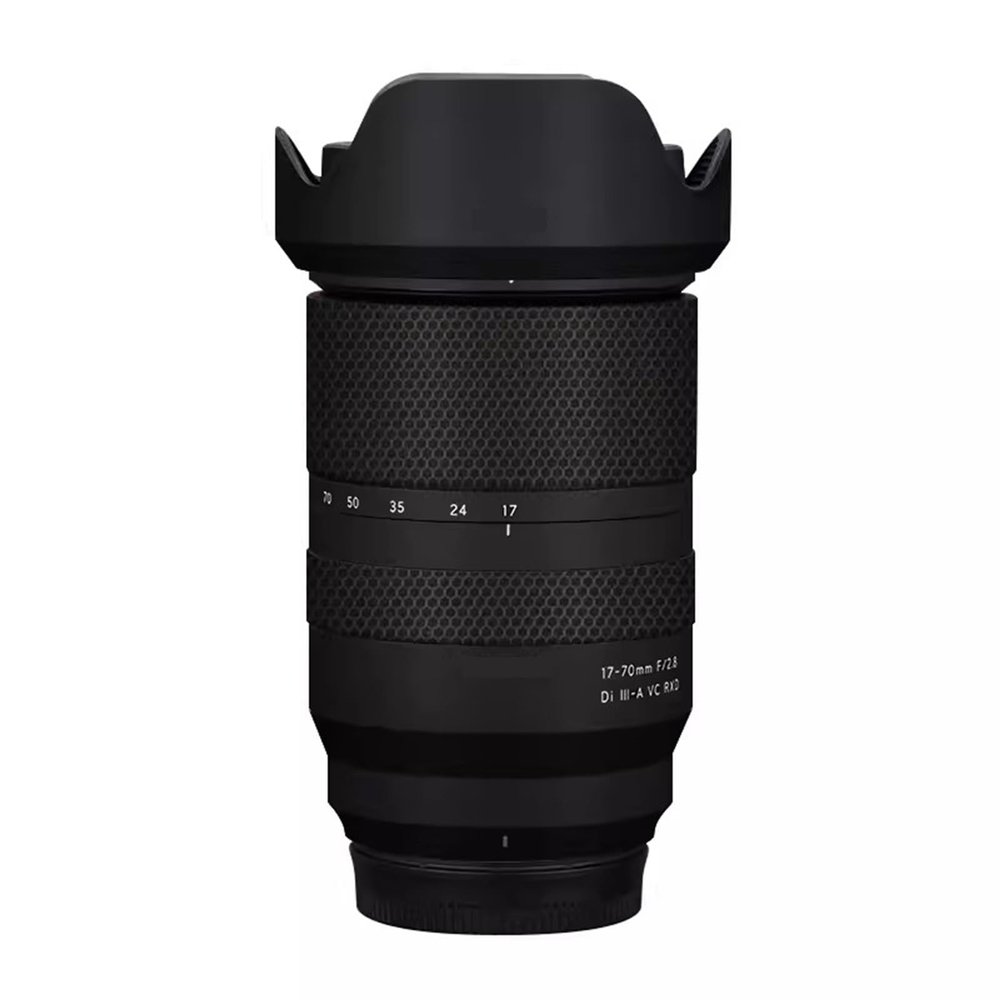 Camera Lens Sticker Coat Wrap Protective Film Body Protector Decal Skin for Tamron 17-70mm F2.8 fit for Fujifilm X Mount Camera 17-70 2.8(Matte Black)