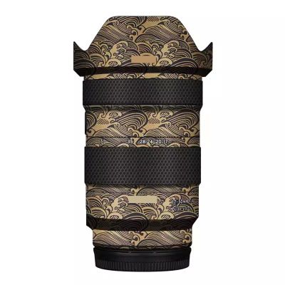 Camera Skin Wrap Lens Skins Protector for Tamron 17-50mm F4 A068 Anti-Scratch Coat Wrap Cover Sticker fit for Sony Mount Camera 17-50mm F/4 17-50 4(Wave Gold)