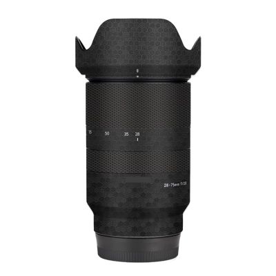 Anti-Scratch Camera Lens Sticker for Tamron 28-75mm F2.8 Di Ill RXD fit for Sony Mount Camera Coat Wrap Protective Film Body Protector Skin Cover F/2.8 28-75 2.8(Honeycomb Black)