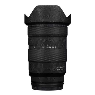 Camera Skin Wrap Lens Skins Protector for Tamron 17-50mm F4 A068 Anti-Scratch Coat Wrap Cover Sticker fit for Sony Mount Camera 17-50mm F/4 17-50 4(Triangle Black)