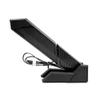 WiFi 7 WiFi Antenna 2.4G 5G 6G Dual Band Magnetic Base WiFi 6E WIFI7 for ASUS ROG Strix Z790 X890 Z890 B850 Gaming Motherboard PC Desktop Computer Wi-Fi 7 Wireless Network Card WiFi Router Black view 2