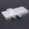 TKOWTB 4 5 6 Docking Station Hub with 4K -Compatible TF Card Reader Gigabit Ethernet 2 USB 3.1 Port A view 4