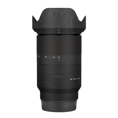 Anti-Scratch Camera Lens Sticker for Tamron 28-75mm F2.8 Di Ill RXD fit for Sony Mount Camera Coat Wrap Protective Film Body Protector Skin Cover F/2.8 28-75 2.8(Circuit Black)