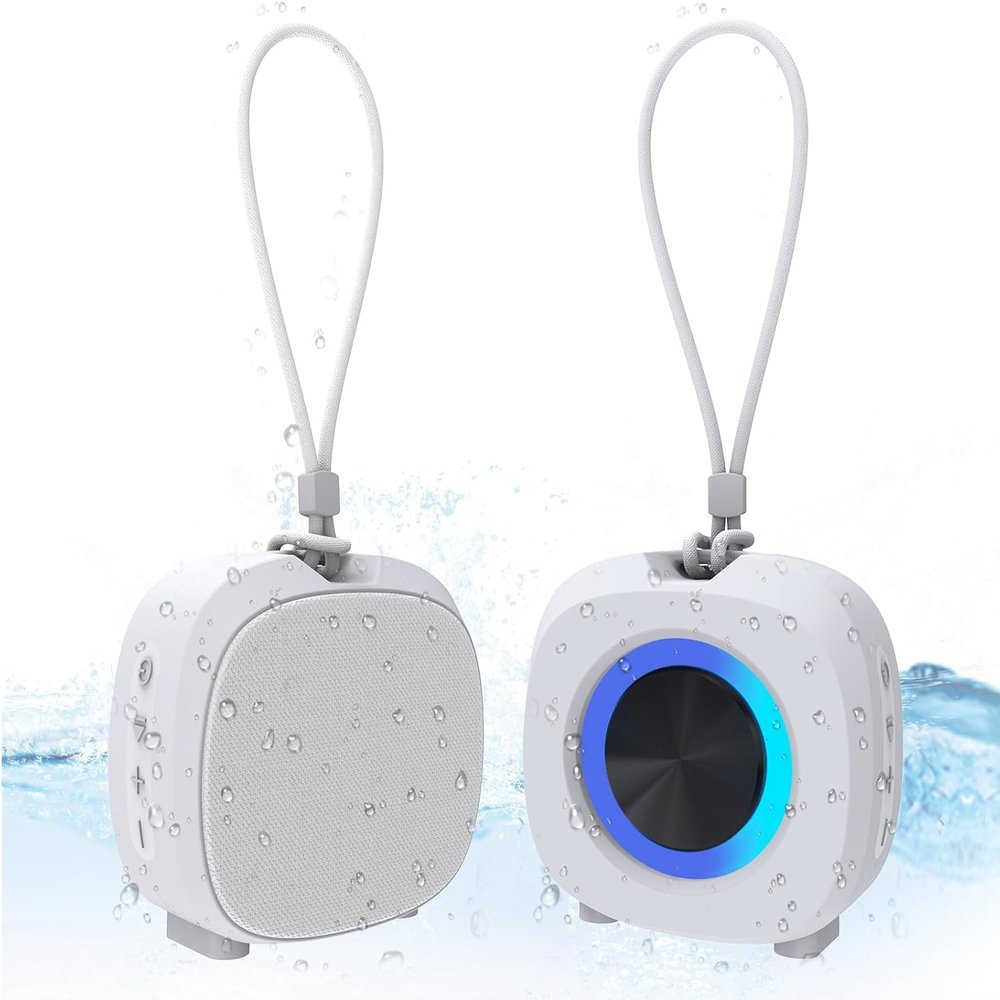 Bluetooth Speaker Portable Media Players Clear Loud Stereo Sound Deep Bass Wireless Speaker With Lights TWS IPX5 Waterproof Small Speakers Long Playtime for Home/Party/Outdoor/Beach Electronic Gadgets