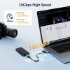 iDsonix Portable SSD 2TB External Hard Drive, USB 3.2 GEN 2 up to 1000MB/s External Solid State Drive with 2 in 1 USB C Cable Compatible with Xbox, PS5, Mac, PC, Laptop, Camera, i10PRO view 2