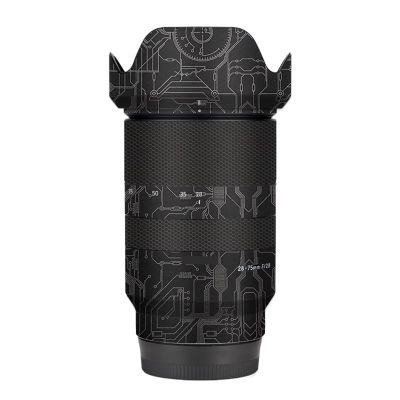 Anti-Scratch Camera Lens Sticker for Tamron 28-75mm F2.8 Di Ill RXD fit for Sony Mount Camera Coat Wrap Protective Film Body Protector Skin Cover F/2.8 28-75 2.8(Circuit Titanium)