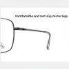 HEPTICS Square Blue Light Blocking Glasses, Lightweight Metal Frame, Black Computer Gaming Glasses, Anti Eye Strain, 135mm Width view 4