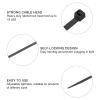 MECCANIXITY 100PCS Cable Zip Ties 10 Inch, Self-Locking Nylon Wire Ties with 50 lbs Tensile Strength for Indoor and Outdoor, Black view 3
