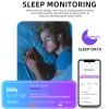 HitTopss Smart Ring, Fitness Tracking Smart Ring with Calories/Heart Rate/Blood Oxygen/Sleep Monitoring, IP68 Waterproof, No APP Subscription (Black, 9#) view 4