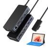 12-in-1 Surface Dock, Triple Display Support with 2 HDMI + VGA, Surface Docking Station for Surface Pro 3/4/5/6/7/8/9/10/11/X, Laptop 1/2/3/4/5/6/7, Laptop Go 1/2/3, Book 1/2/3 view 1