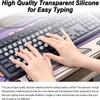 Bubble Stickers for Keyboard, Reusable Adhesive Long Nail Keyboard Stickers, Transparent Bulge Laptop Keyboard Stickers, Women Nail Protection Silicone Keyboard Cover (200 PCS, 0.47 * 0.31in) view 3