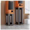 Zfmnoyev Floor Speaker Stands Pair, Heavy Duty Surround Sound Speaker Stands, Metal Steel Floor Standing, for Home Theater(Black,25x25x70 cm) view 3