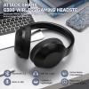 ATTACK SHARK G300 Wireless Over-Ear Headphones with Active Noise Cancelling,Bluetooth 5.3,40H Playtime,Deep Bass HD Stereo Sound,Built-in Mic,Comfortable Design for Travel/Home Office/Gaming(Black) view 2