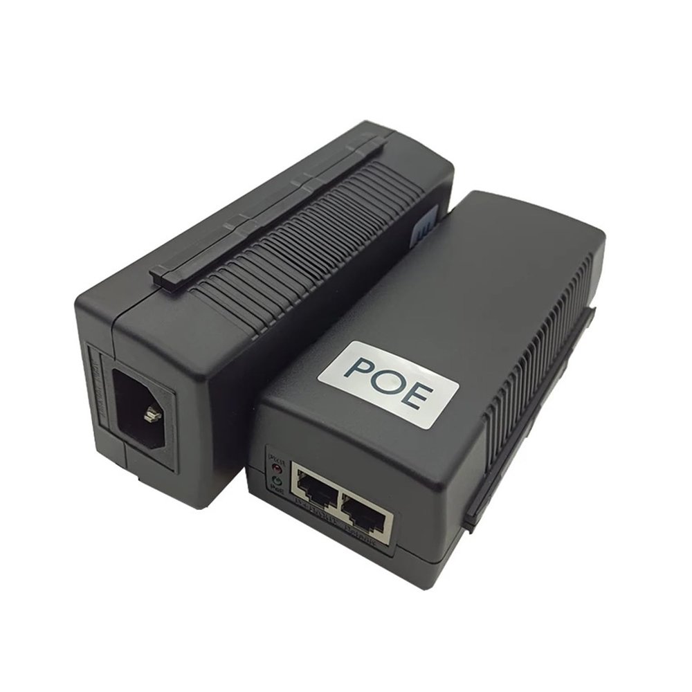 Adapter 48V 2A Injector Switch 48 V Power Line Power Line Adapter 48 Volt Power Supply 100Mb(EU 4.8mm Cord)